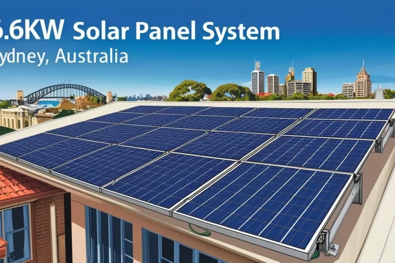 6.6kW solar system produce per day in Sydney